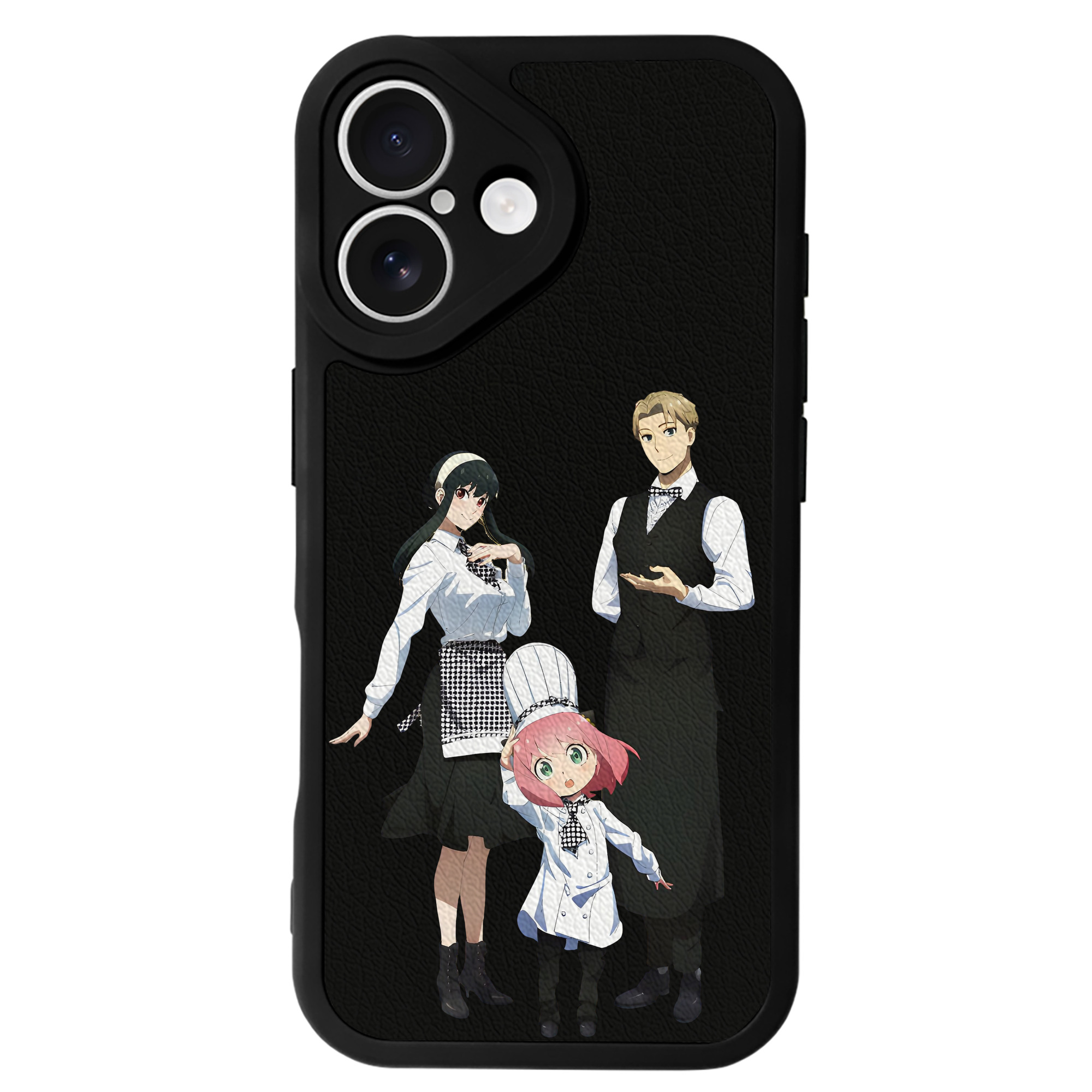 （画像用） SPY×FAMILY间谍家家酒 【iPhone 16シリーズ対応】シリコンスマホケース（レザー調） 材質：シリコン